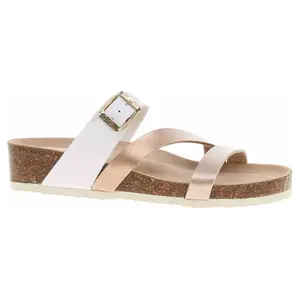 Dámské pantofle Ara 15-17212-15 platin-gold-weiss 40