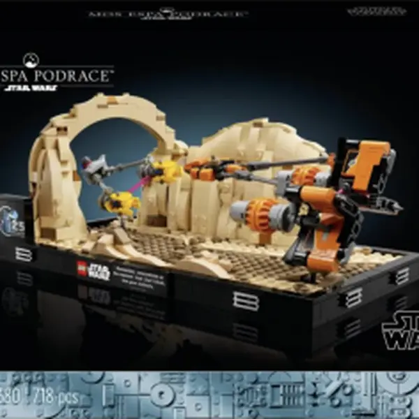 Závody kluzáků v Mos Espa – diorama - Star Wars (75380)