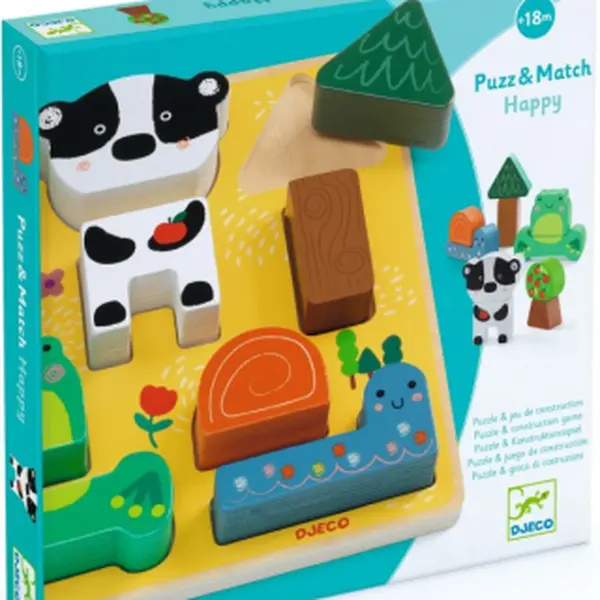 Puzz & Match Happy Zvířátka