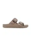 Pantofle Birkenstock Arizona Big Buckle EVA dámské, béžová barva, 1030389