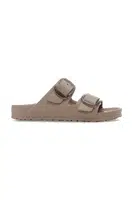 Pantofle Birkenstock Arizona Big Buckle EVA dámské, béžová barva, 1030389