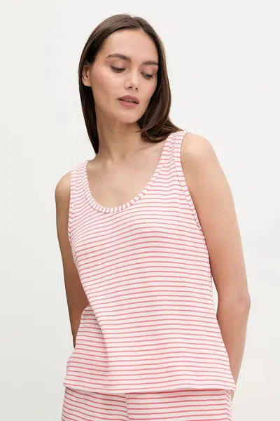 Bavlněné pyžamo United Colors of Benetton dámské, růžová barva, bavlněné, 36LC3P03V