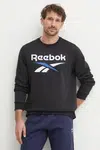 Mikina Reebok pánská, černá barva, s potiskem, 100206935