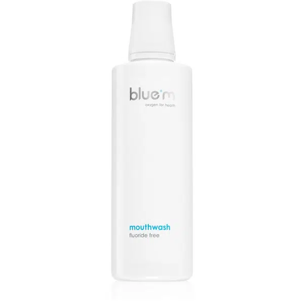 Blue M Oxygen for Health Fluoride Free ústní voda bez fluoridu 500 ml