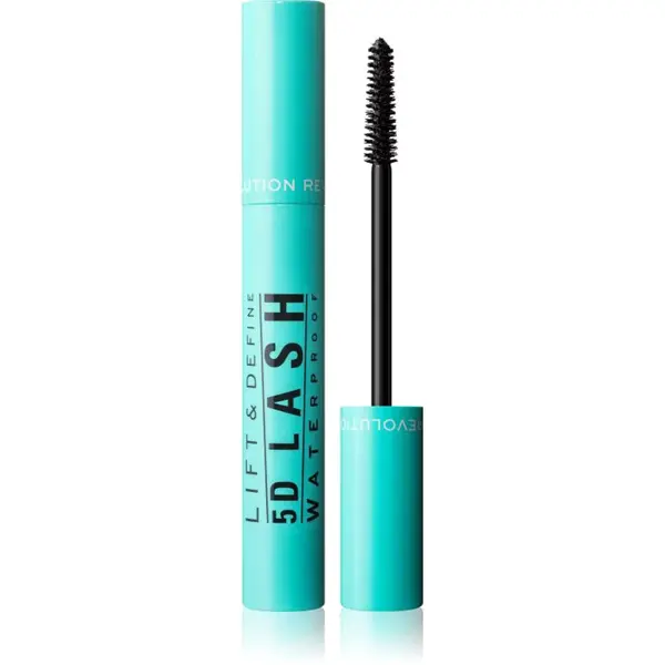 Revolution 5D Lash voděodolná prodlužující řasenka pro extra objem odstín Black 14 ml