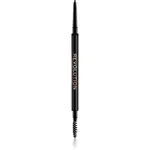 Revolution Precise Brow Pencil precizní tužka na obočí s kartáčkem odstín Dark Brown 0.05 g