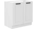 Kuchyňská dřezová skříňka Luna, 80 cm, bílá