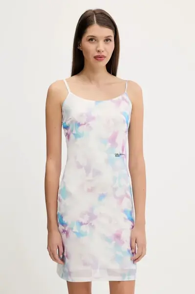 Šaty Karl Lagerfeld Jeans bílá barva, mini, A3W13011