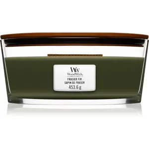 Woodwick Frasier Fir vonná svíčka s dřevěným knotem (hearthwick) 453.6 g