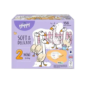 Bella Baby Happy Soft&Delicate 2 Mini 3-6 kg dětské pleny box 156 ks