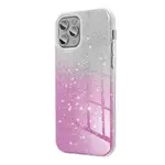 Zadní kryt Shining Case pro Apple iPhone 13, čirá růžová