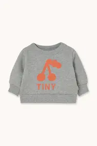 Tinycottons Dětská bavlněná mikina Tinycottons CHERRY GRAPHIC BABY SWEATSHIRT