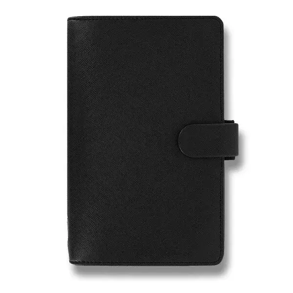 Osobní diář Filofax Saffiano Compact A6 černý