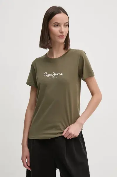 Pepe Jeans Bavlněné tričko Pepe Jeans FIORE