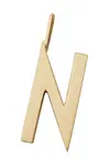 Design Letters  Pozlacený stříbrný přívěsek