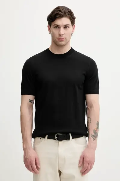 BOSS tričko pánské vlněné H-Umauro