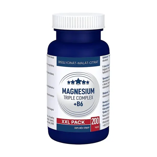 CLINICAL Magnesium triple complex + B6 200 tobolek