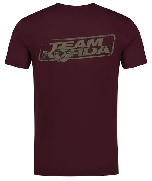 Korda tričko tk digi kamo tee burgundy - s