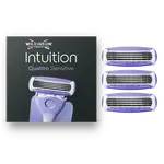 Wilkinson Sword Náhradní hlavice Intuition Quattro Sensitive 3 ks