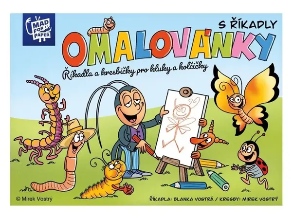 Omalovánky: S říkadly - Blanka Vostrá