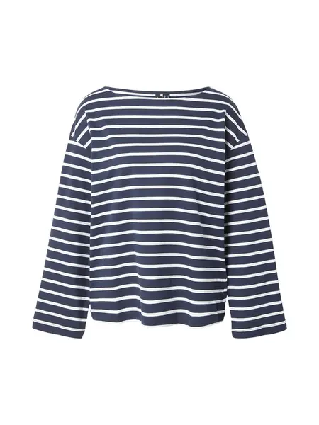 VERO MODA Tričko 'VMMOLLY'  námornícka modrá / biela