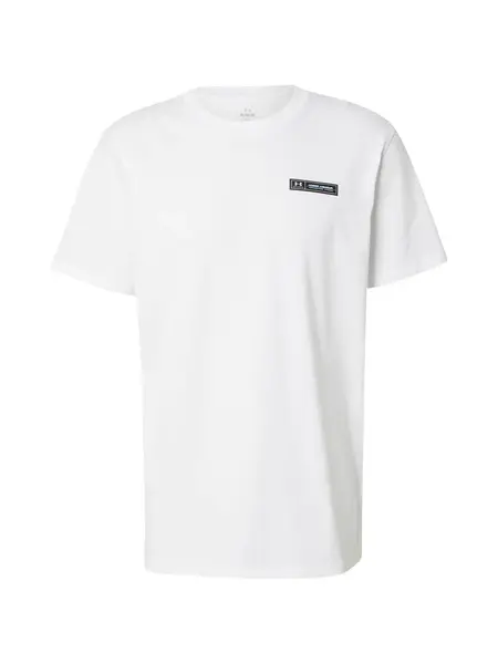 UNDER ARMOUR Funkčné tričko  čierna / biela