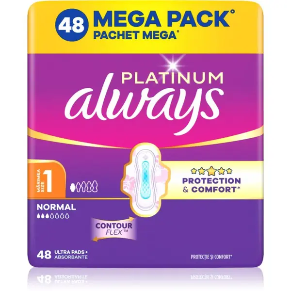 Always Platinum Normal Size 1 vložky s krídelkami 48 ks