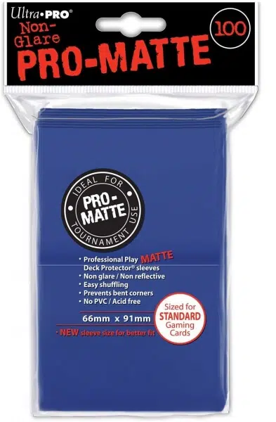 Obaly na karty Ultra Pro Pro-Matte Blue 2x50 ks
