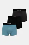 BOSS boxerky pánské bavlněné s elastanem Trunk 3P BOSS ONE 3-pack
