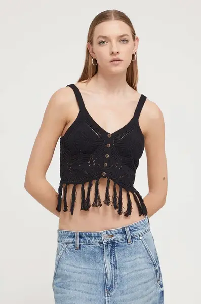 Desigual Bavlnený plážový top Desigual