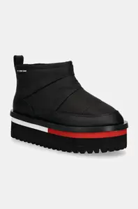 Snehule Tommy Jeans TJW NYLON FLATFORM BOOT WL