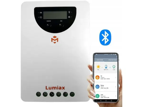 Solární regulátor MPPT Lumiax MC4010BT, 12-24V/40A, bluetooth
