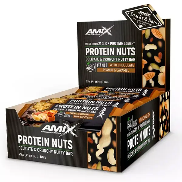Amix Nutrition Protein Nuts Bar 40g - kokos, kešu