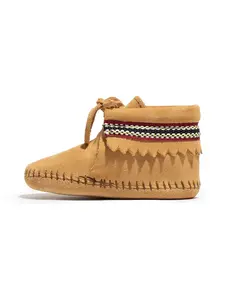 Minnetonka Snehule 'Braid'  svetlohnedá