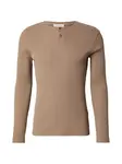 DAN FOX APPAREL Tričko 'Kai'  tmavošedá