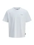 JACK & JONES Tričko 'JJEArchive'  modrá / biela
