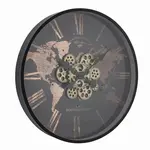 Boltze Home NÁSTĚNNÉ HODINY hnědá, černá 57 cm