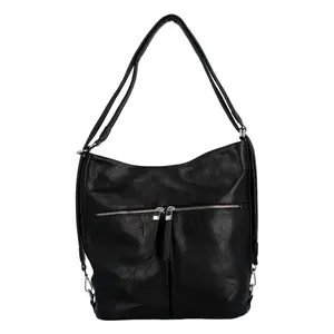 Dámská kabelka batoh černá - Romina Kayla