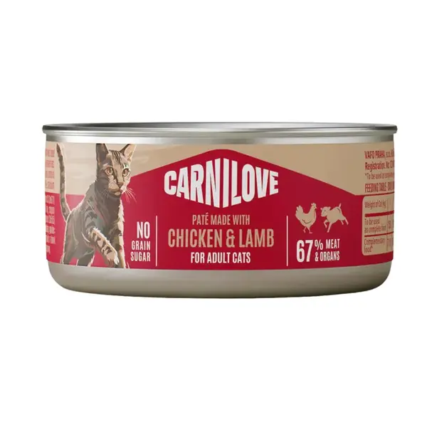 Carnilove Cat Can Paté Chicken&Lamb 100g | Konzerva pro kočky
