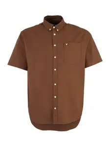 Lyle & Scott Big&Tall Košeľa  hnedá
