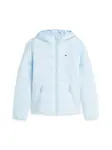 Tommy Jeans Prechodná bunda  nebesky modrá