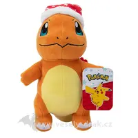 Pokémon plyšák Charmander s vánoční čepkou 20 cm