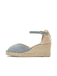 Castañer Espadrilky 'BIANCA'  modrá denim