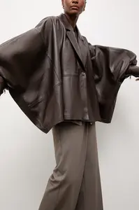 Dámska kožená oversize bunda Answear.LAB  BALO  z kolekcie Unscripted
