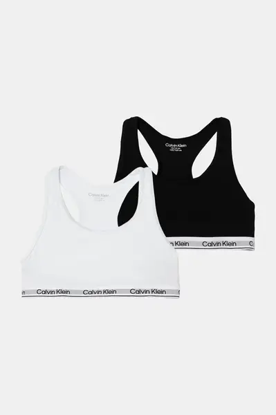 Calvin Klein Underwear podprsenka dětská bavlněná s elastanem 2-pack
