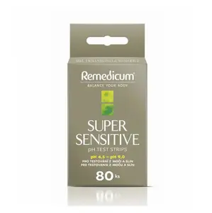 REMEDICUM pH Testovací proužky 80 kusů