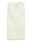 VERO MODA Sukňa 'VMWild'  biely denim
