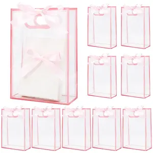 12Pcs Rectangle Plastic Gift Bags