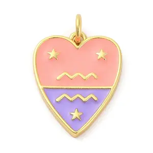 Brass Enamel Pendants