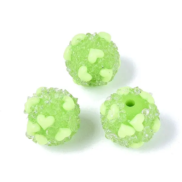 Opaque Acrylic & Transparent Resin Rhinestone Beads
